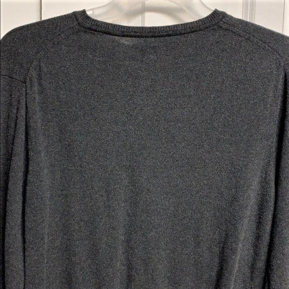 J Ferrar Shades Of Gray Black Diamond Print Modal Blend Pull Over Sweater S - Picture 6 of 6